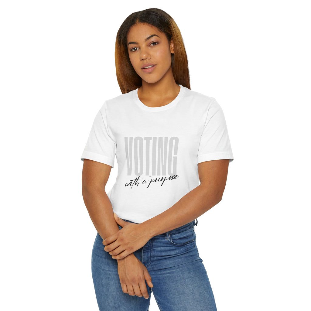 Voting with a Purpose T-Shirt | Civic Engagement Tee, Voter Awareness