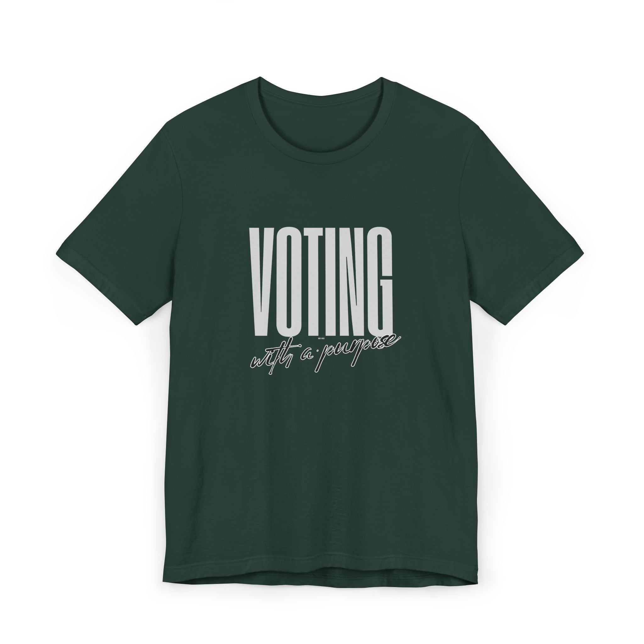 Voting with a Purpose T-Shirt | Civic Engagement Tee, Voter Awareness