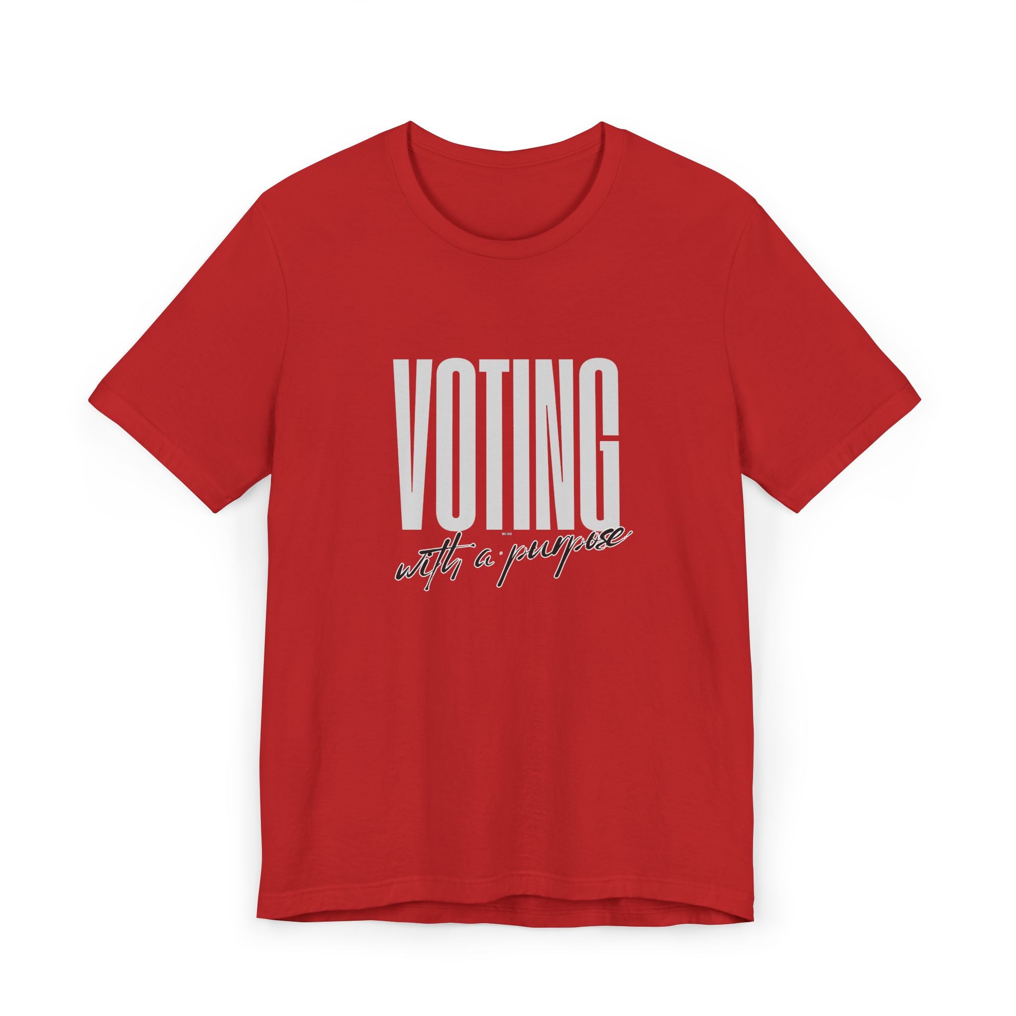 Voting with a Purpose T-Shirt | Civic Engagement Tee, Voter Awareness