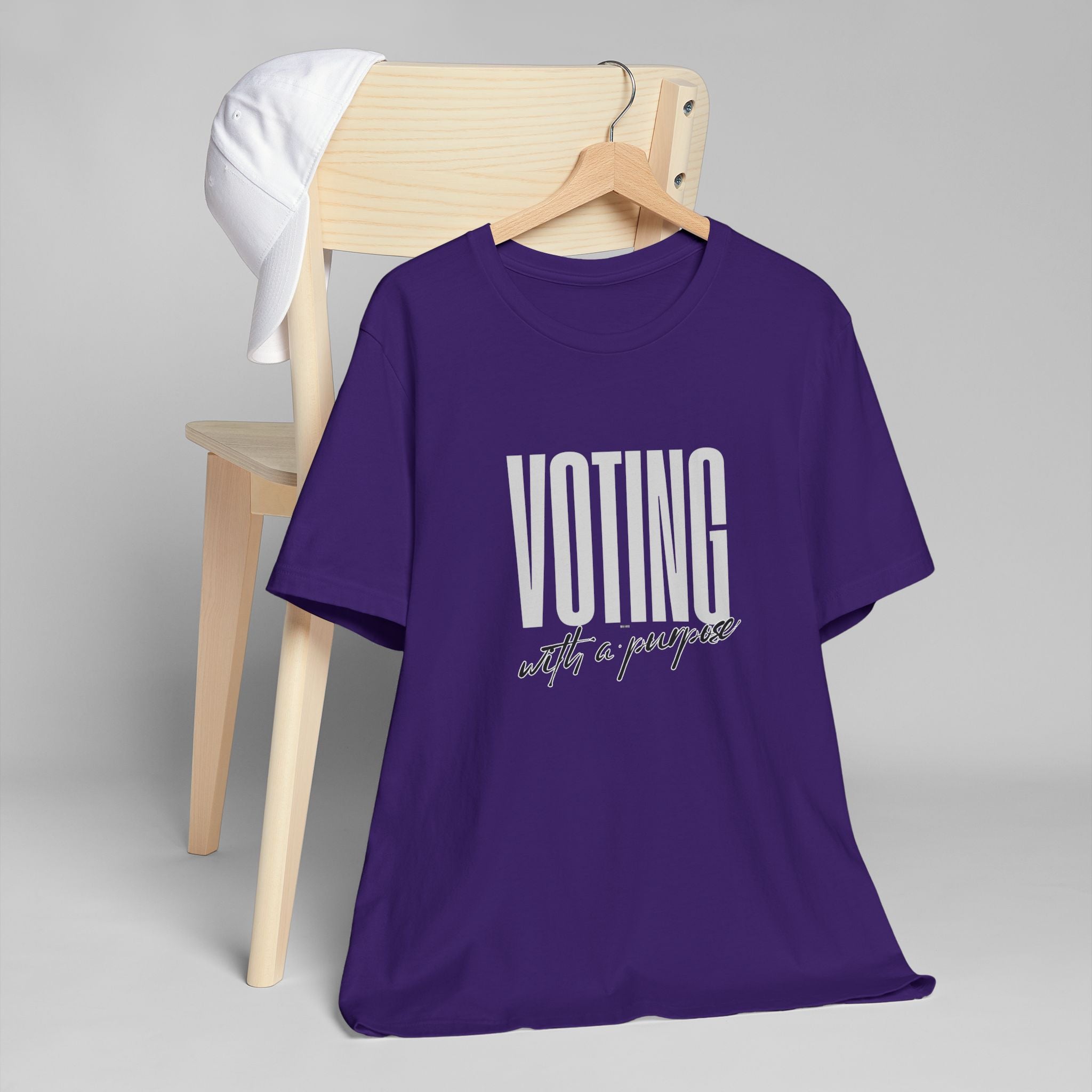 Voting with a Purpose T-Shirt | Civic Engagement Tee, Voter Awareness