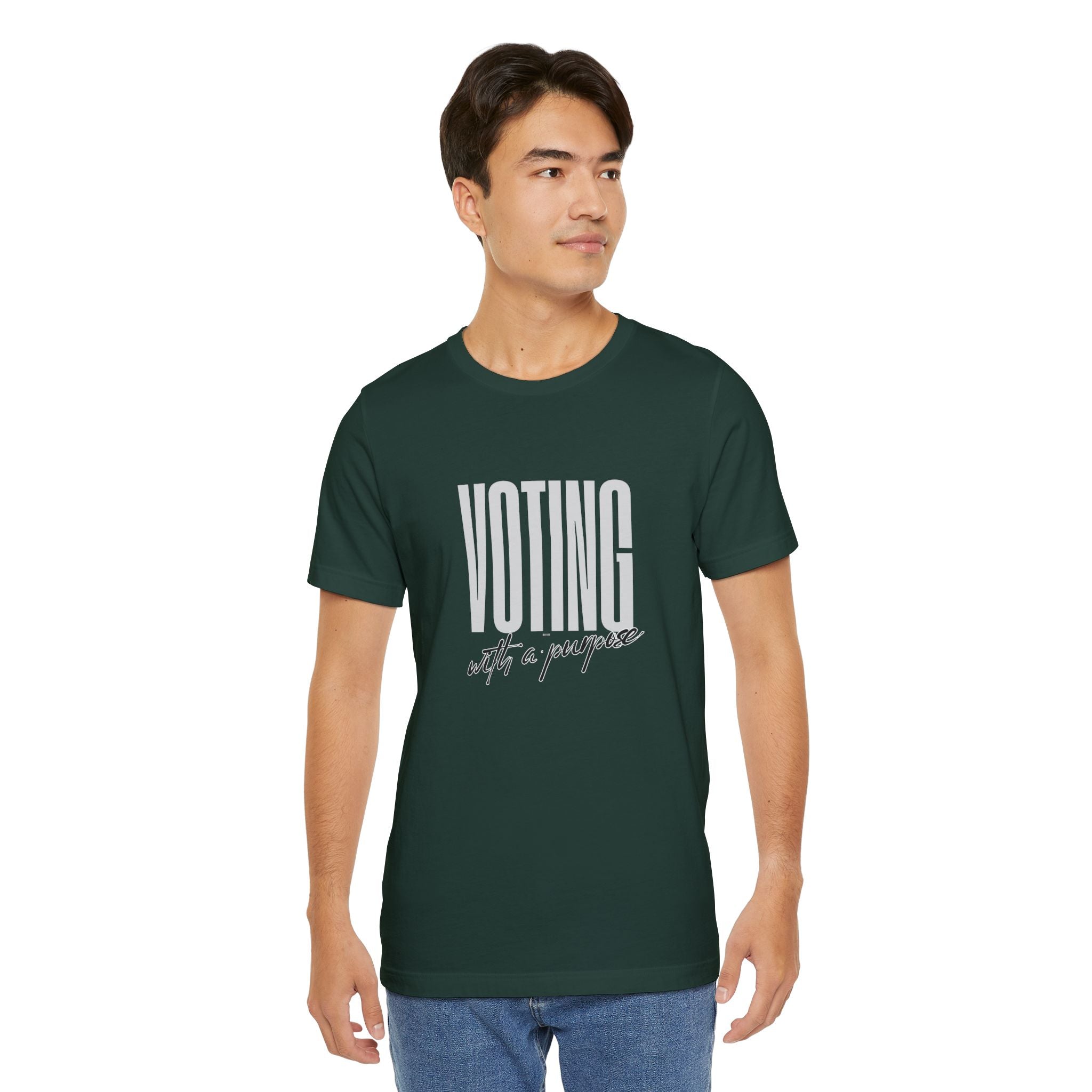 Voting with a Purpose T-Shirt | Civic Engagement Tee, Voter Awareness