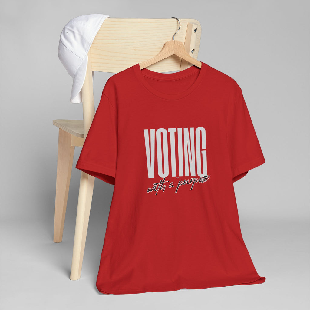 Voting with a Purpose T-Shirt | Civic Engagement Tee, Voter Awareness