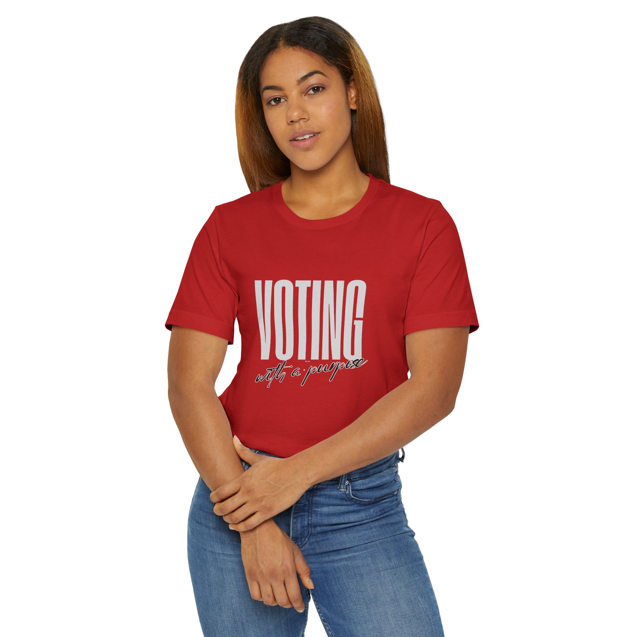 Voting with a Purpose T-Shirt | Civic Engagement Tee, Voter Awareness