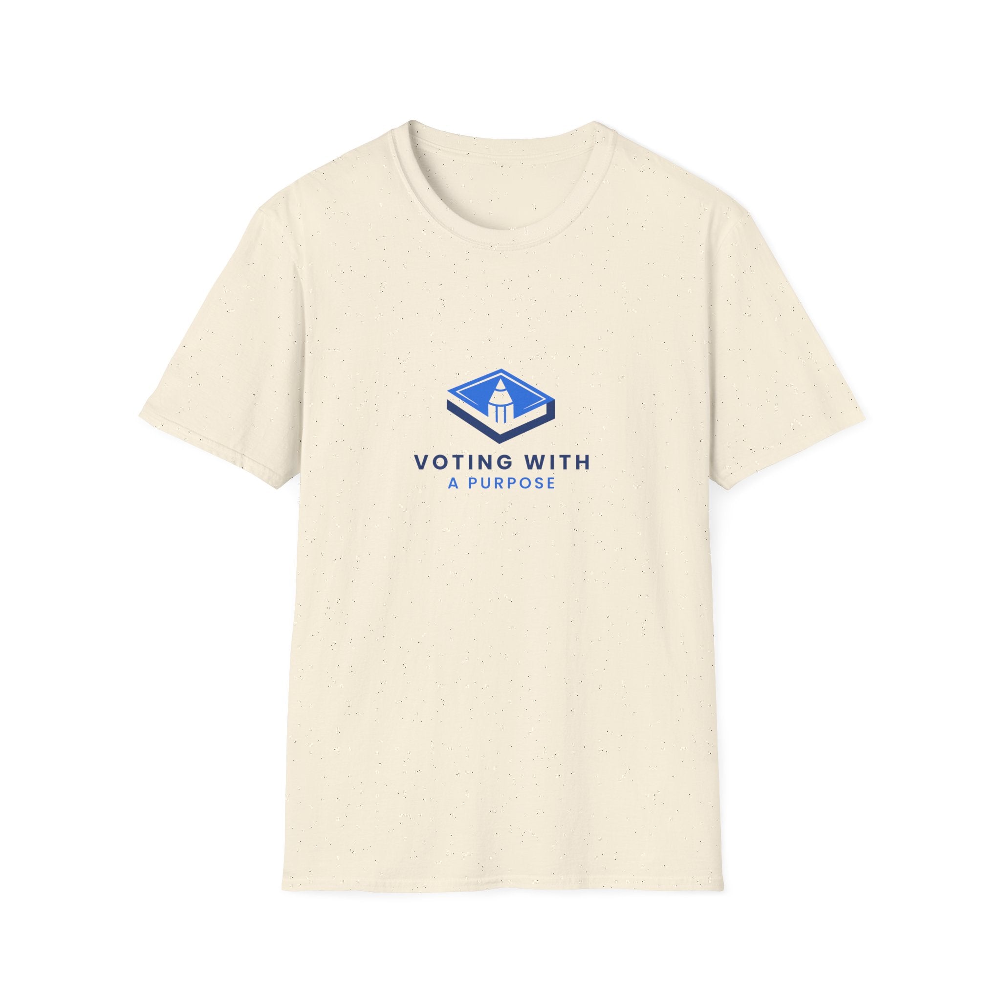 Voting With A Runpool T-Shirt | Blue Polling Box Logo