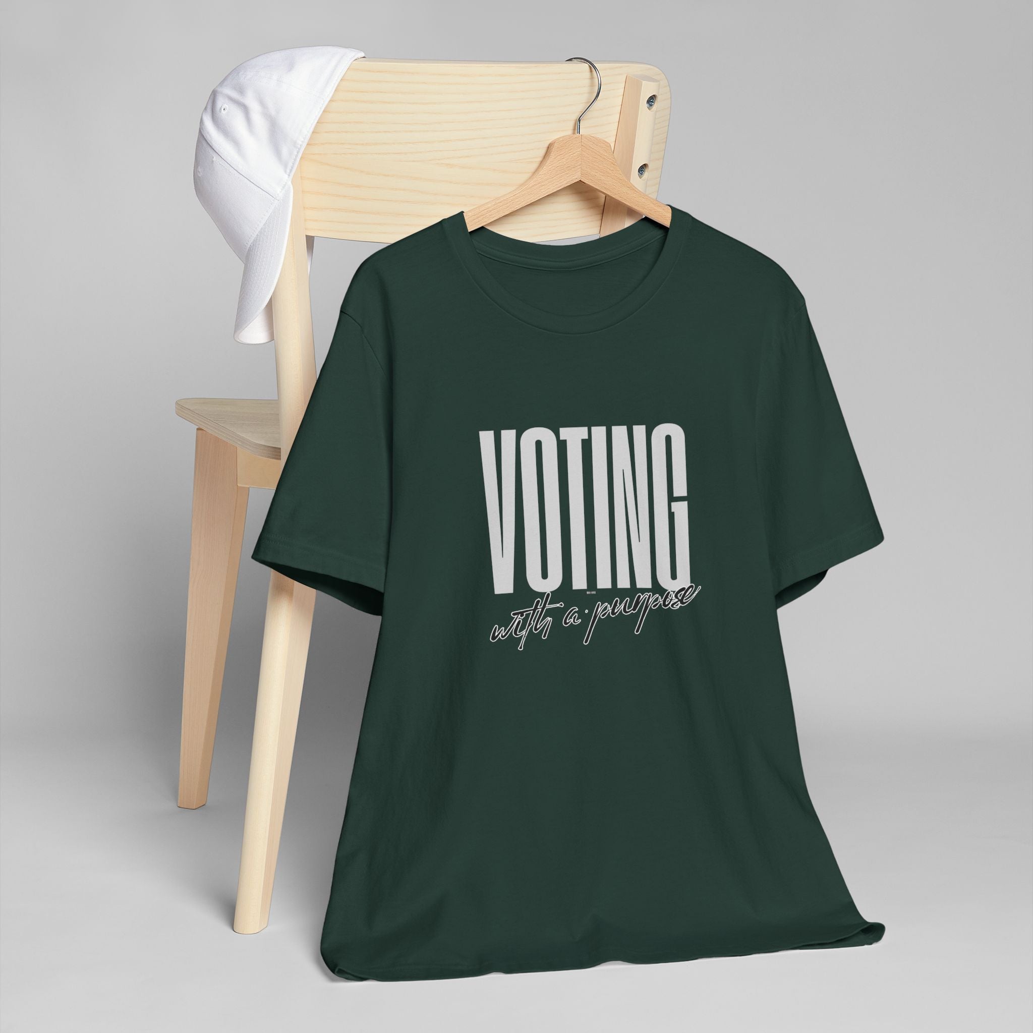 Voting with a Purpose T-Shirt | Civic Engagement Tee, Voter Awareness