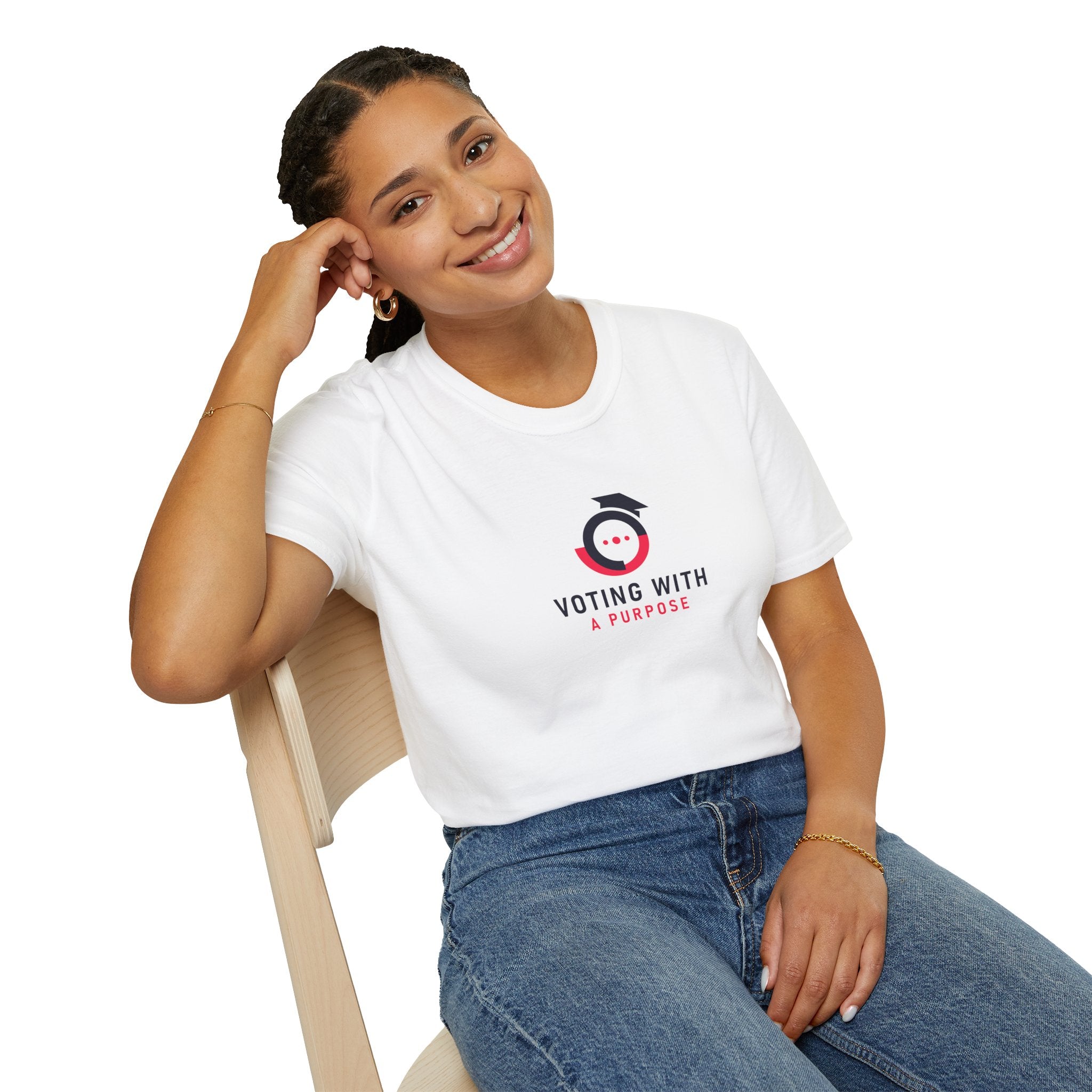 Voting With A Purpose T-Shirt | Civic Engagement, Vote Logo