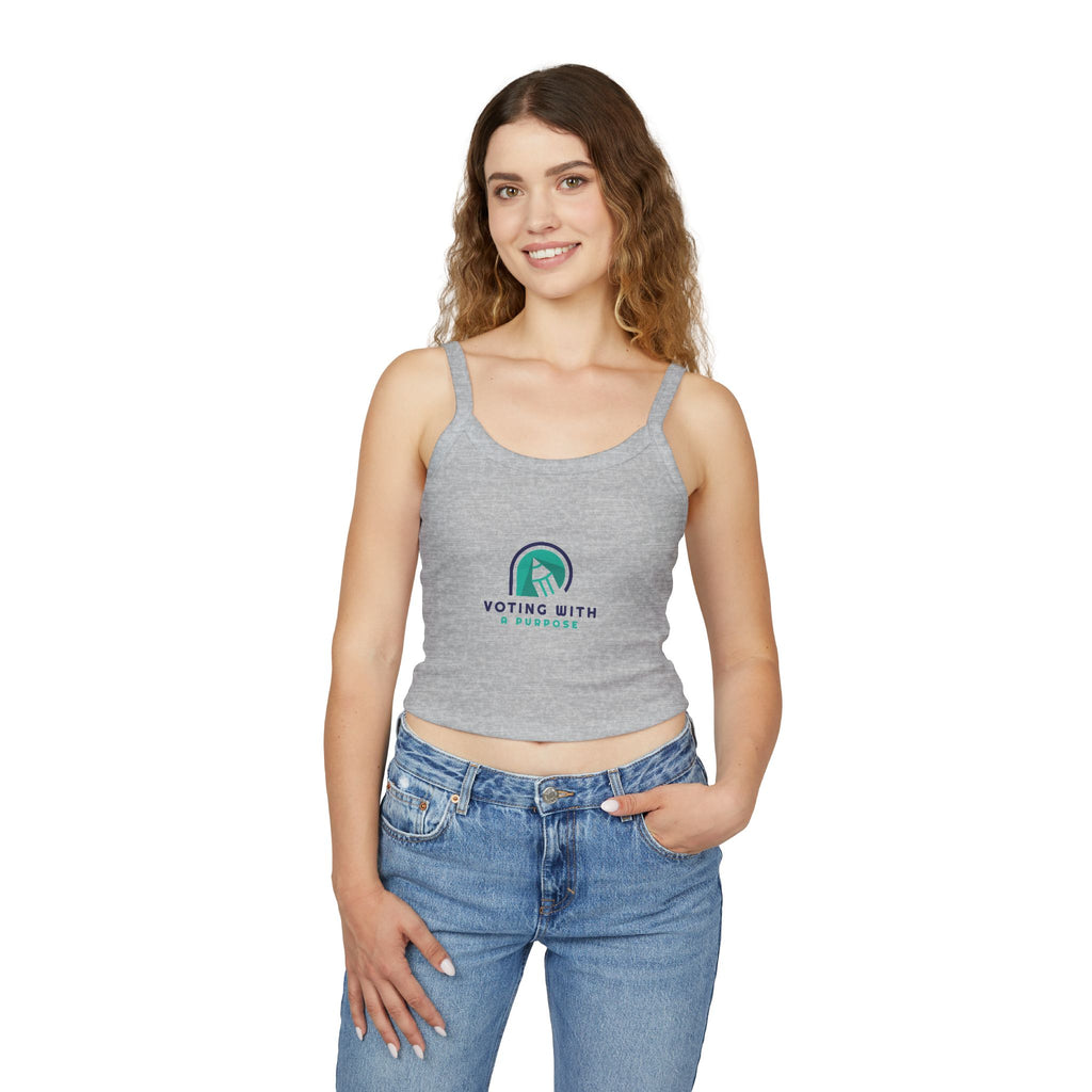 Voting With A Purpose tank top | Voter Rights graphic