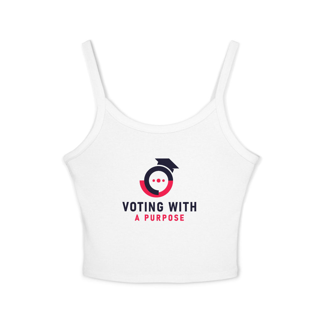 Voting With A Purpose Tank Top | Civic Vote Logo