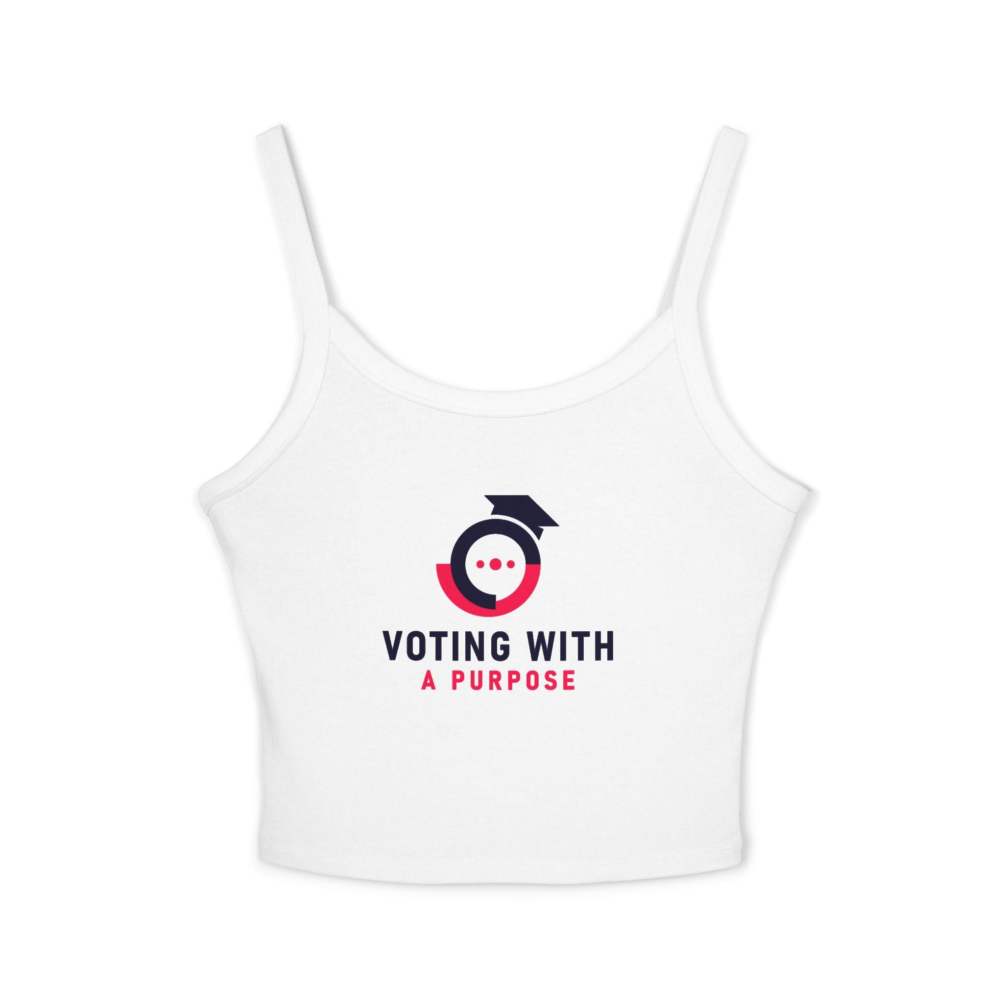 Voting With A Purpose Tank Top | Civic Vote Logo