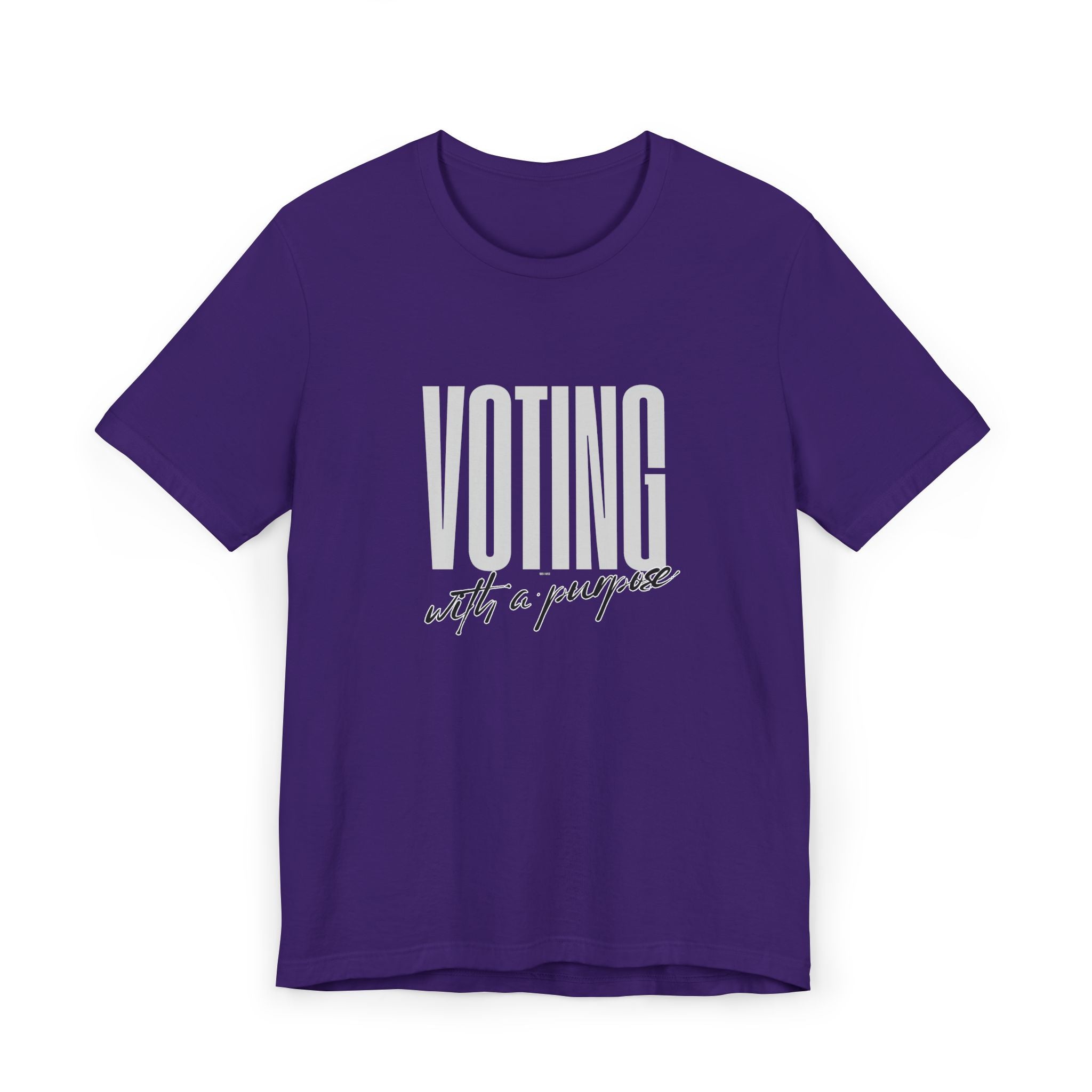 Voting with a Purpose T-Shirt | Civic Engagement Tee, Voter Awareness