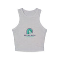 Voting With A Purpose Racer Tank Top | Civic Vote Logo, Political Activism