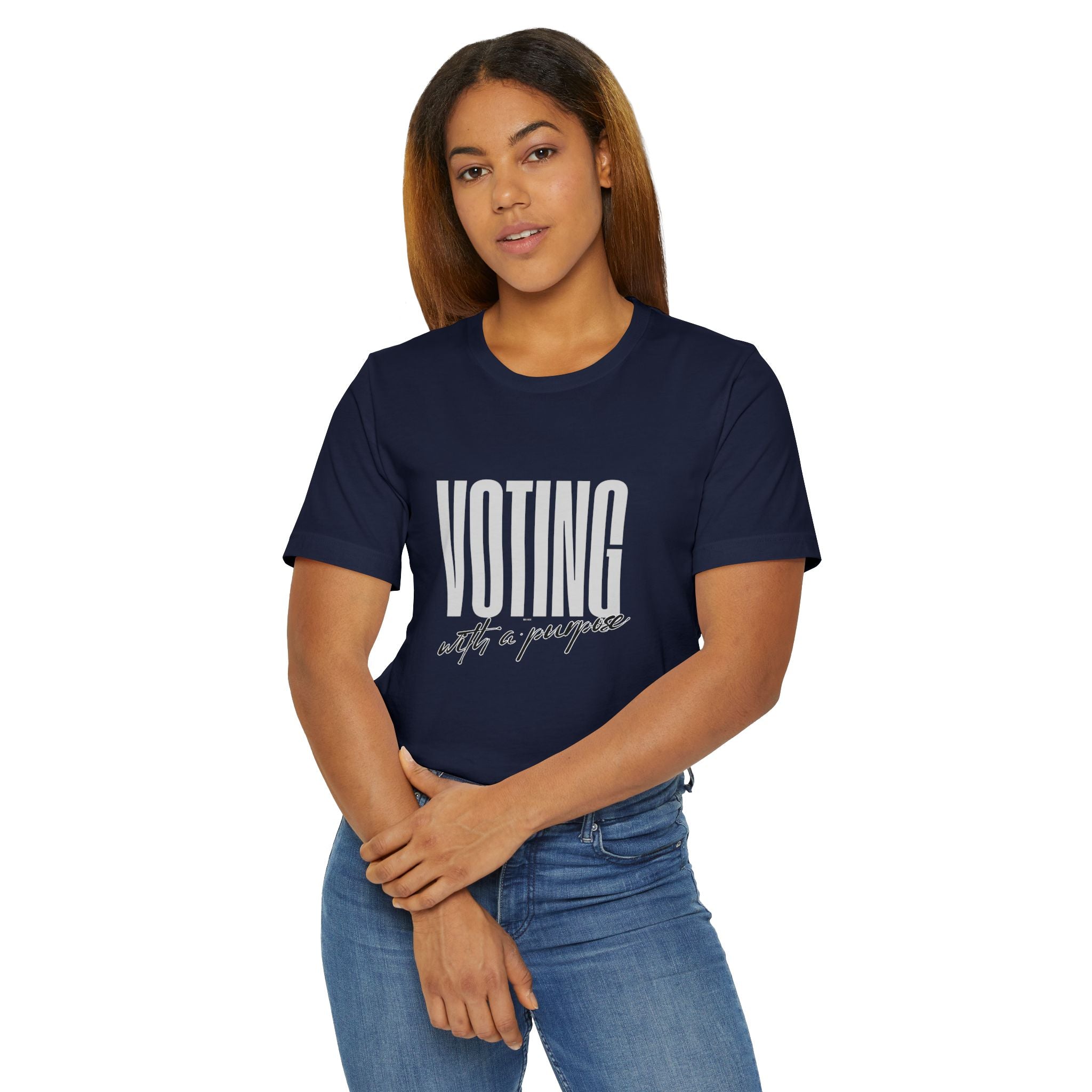 Voting with a Purpose T-Shirt | Civic Engagement Tee, Voter Awareness