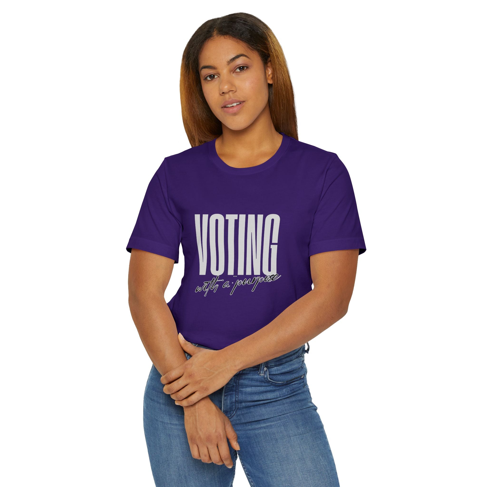 Voting with a Purpose T-Shirt | Civic Engagement Tee, Voter Awareness